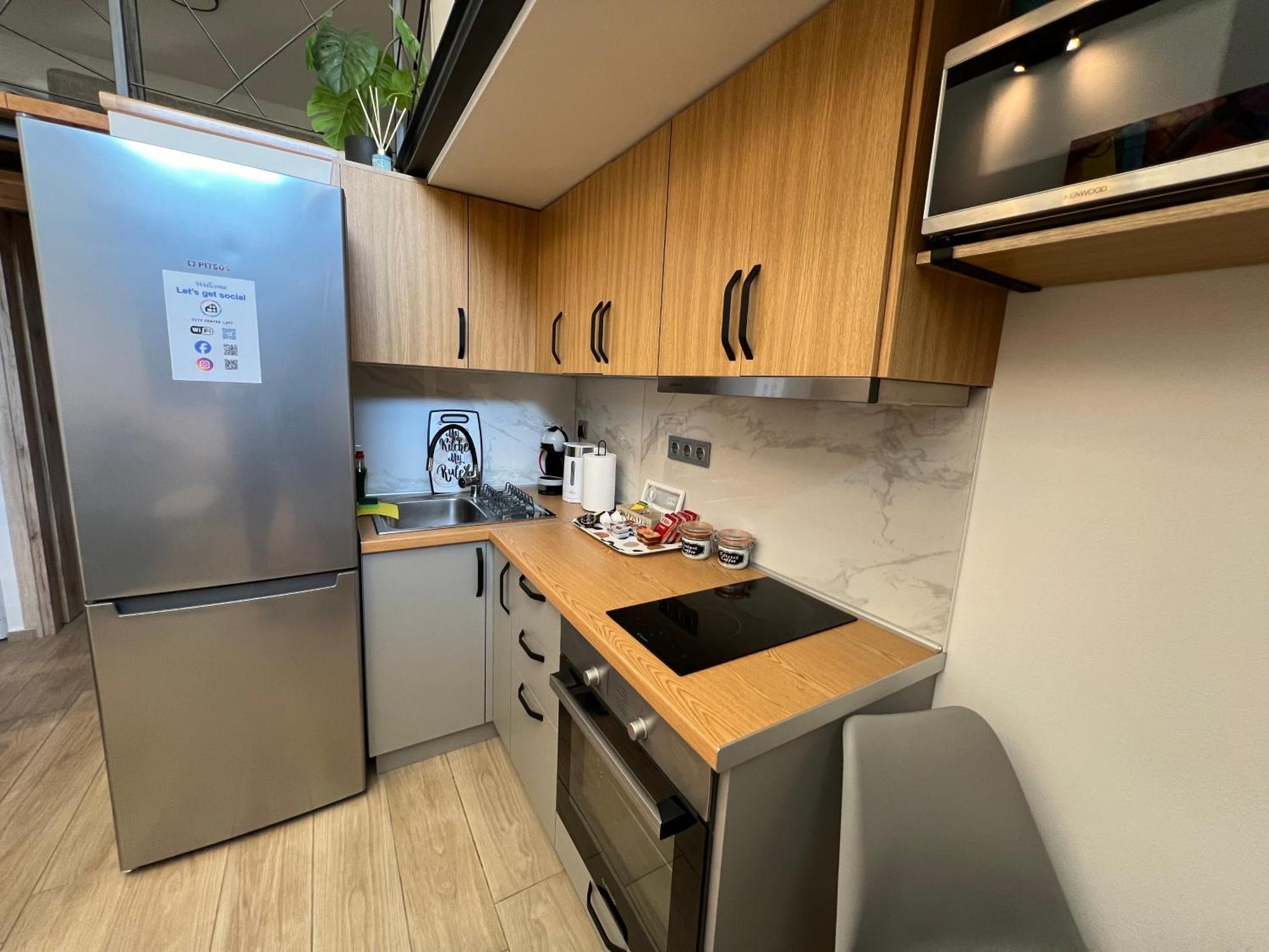 Apartment Center Loft With Private Parking Kavala