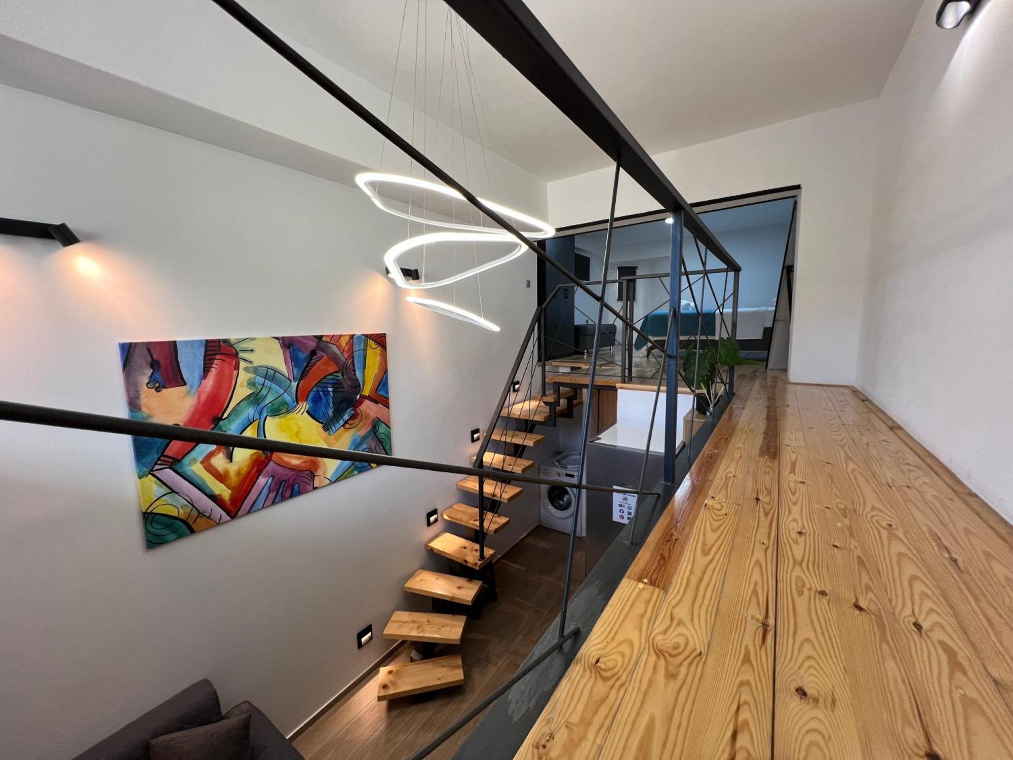 Apartment Center Loft With Private Parking Kavala